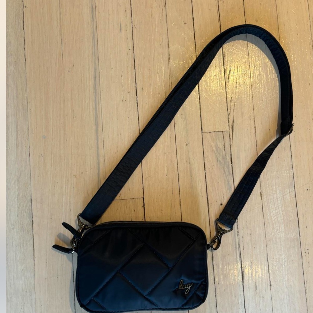 Lug Fanny pack navy blue crossbody bag